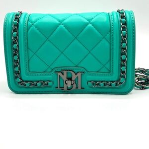 Badgley Mischka Green Crossbody with lock  NWT! GREAT FOR HOLIDAYS MSRP$99